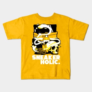 Sneaker Holic Goldenrod Kids T-Shirt